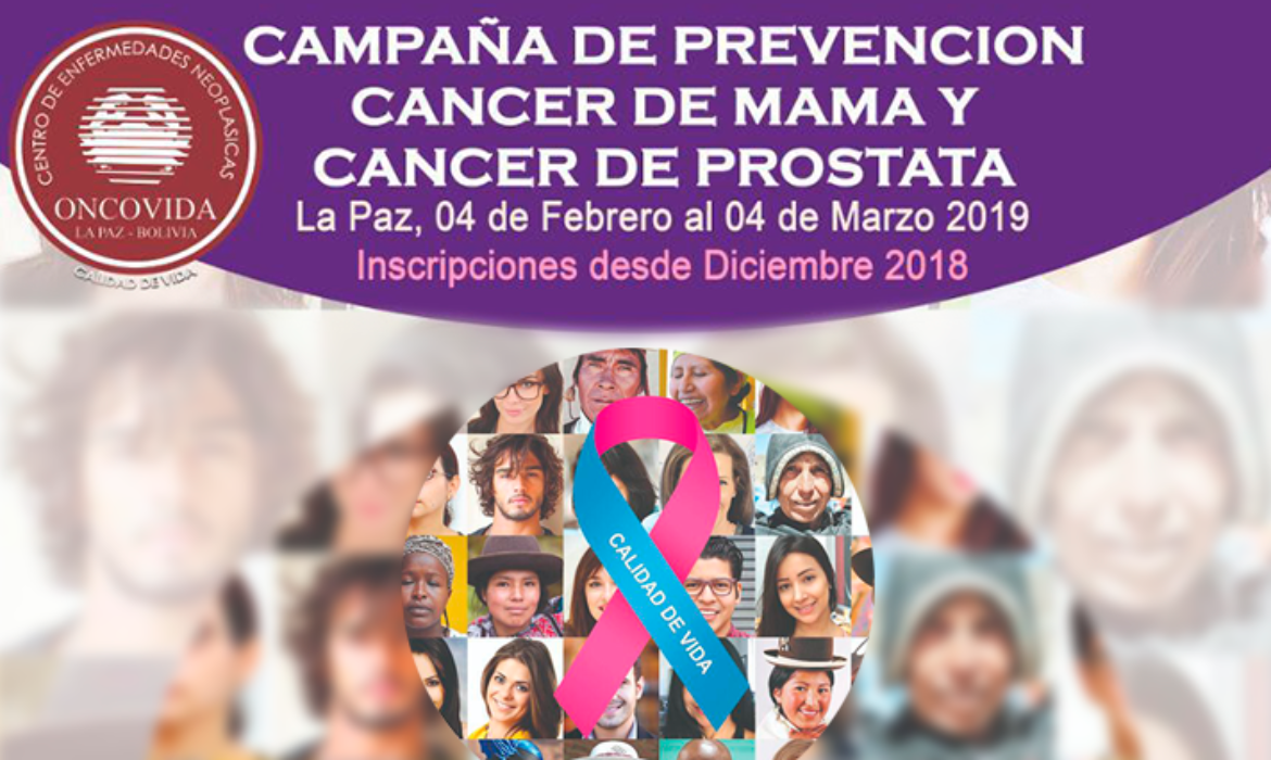 Campaña de prevención de cáncer de mama y de cáncer de próstata