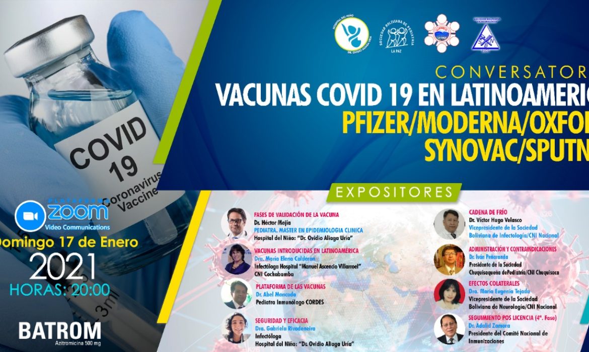 Conversatorio: Vacunas COVID 19 en Latinoamérica