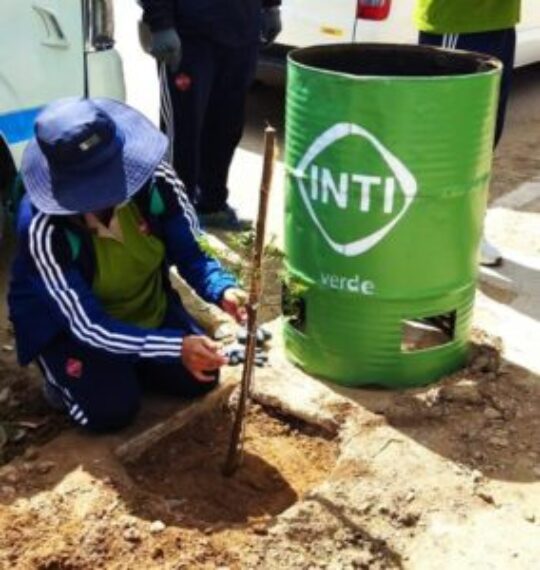 En el marco del programa INTI Verde se realizaron trabajos de reforestación en Oruro
